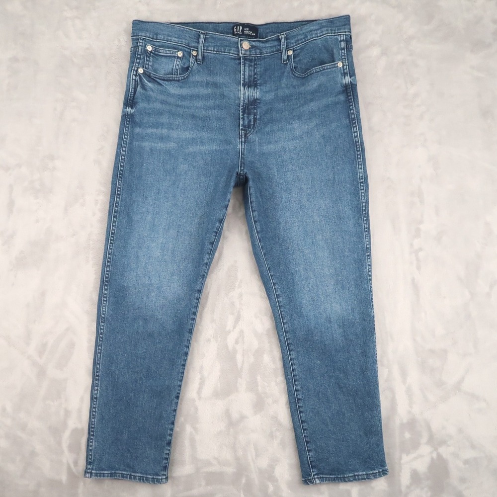 Gap Jeans Womens 16/33 Fit 35x26 Blue High Rise Vintage Slim Stretch Ankle